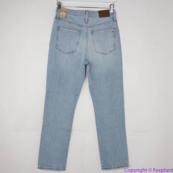 NEW Madewell High-Rise Slim Crop Boyjean in Dumas Wash: Ripped Edition, 25 - Picture 6 of 16